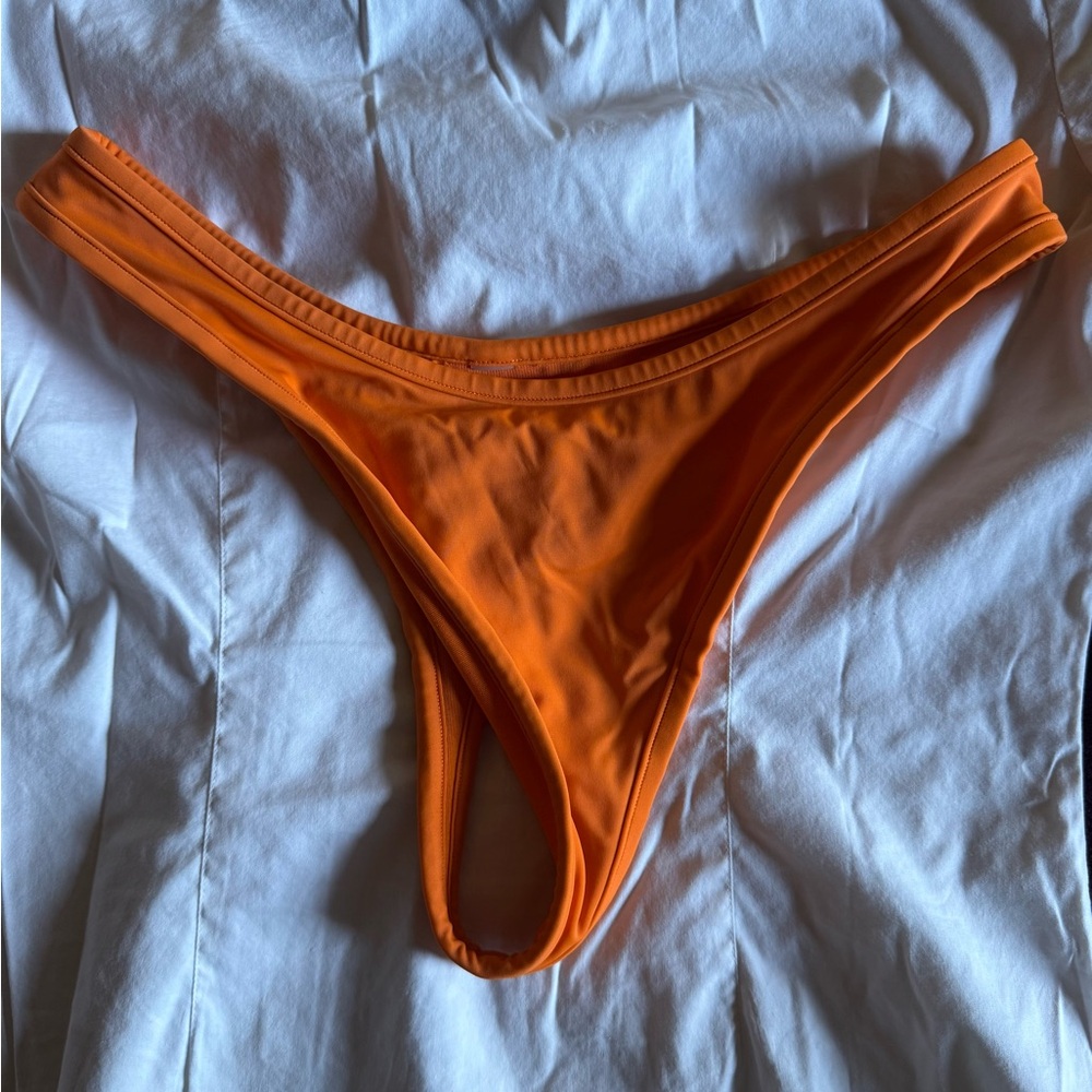 PINK Victoria's Secret Orange Bikini Bottom